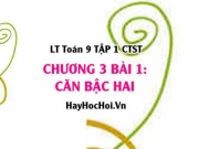 Tổng Hợp Kiến Thức Về Căn Bậc Hai và Căn Thức Bậc Hai - Toán 9 Chân trời tập 1 Chương 3 bài 1